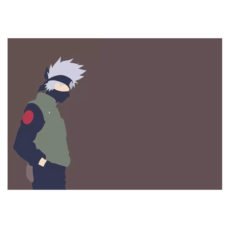 Tranh Vải Bạt Treo Tường In Hình Anime Naruto Sasuke Không Khung Trang Trí Nhà Cửa