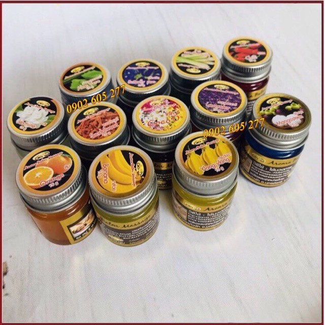 [Hàng chính hãng] Dầu cù là trái cây Aroma Balm Massage Thái Lan 15gr (Mix mùi ngẫu nhiên)