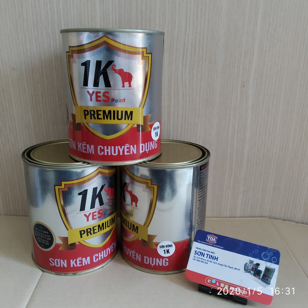 ( 3kg cả bì ) Dầu Bóng 1K Yes Paint - Thay Thế Dầu Bóng 2K ( Sơn bóng 1K YES PAINT ) 2700g