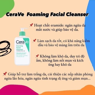 Sữa rửa mặt CeraVe Pháp (đủ màu, đủ size)