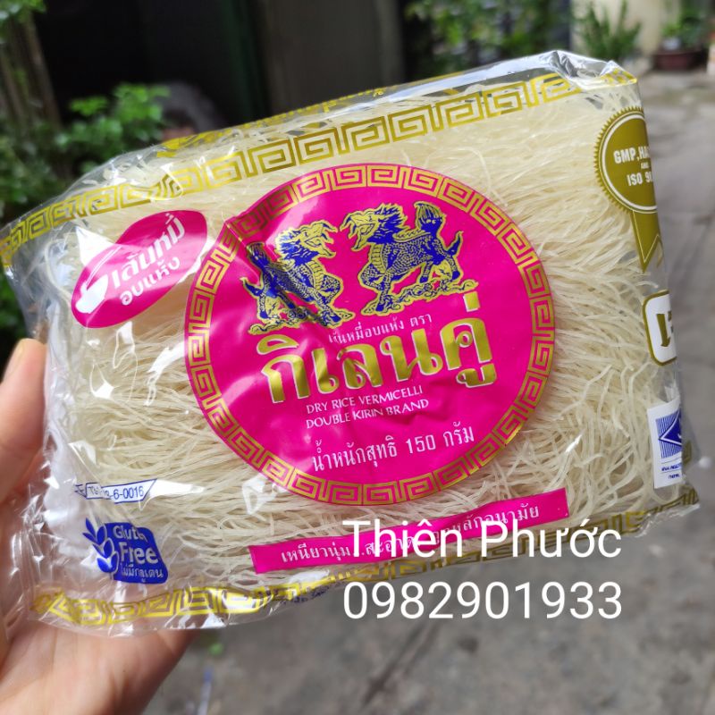 bún gạo khô (bún gạo Thái Lan) gói 150g