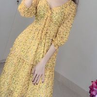 Đầm xòe hoa nhí(nhiều màu)