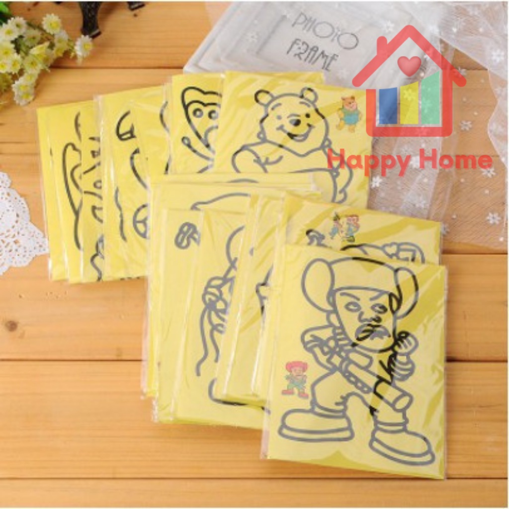 Tranh cát, đồ chơi giáo dục cho bé sáng tạo và thông minh Happy Home