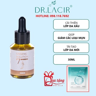 Serum Tái Tạo Da Sâm Ngọc Linh 7 Days Dr.Lacir [ Tặng 1 mặt nạ thủy tinh ]
