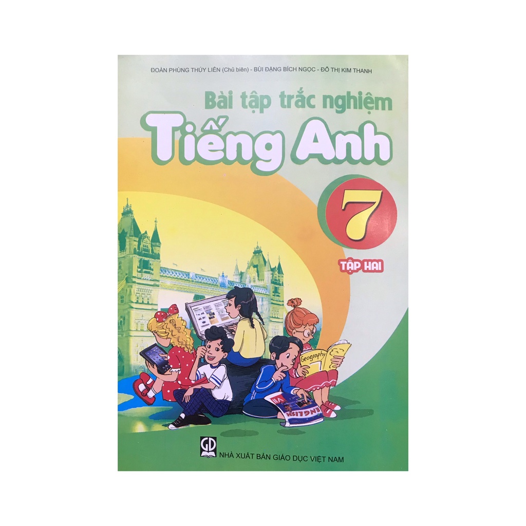 Sách - Bài tập trắc nghiệm tiếng anh 7 tập 2