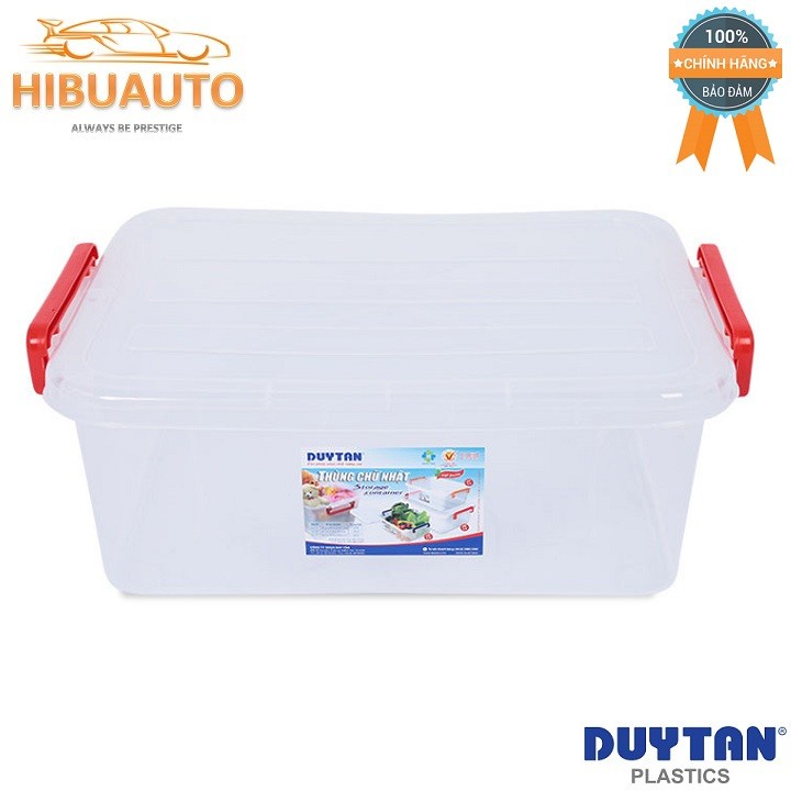 Thùng nhựa trong đựng đồ Duy Tân 10L