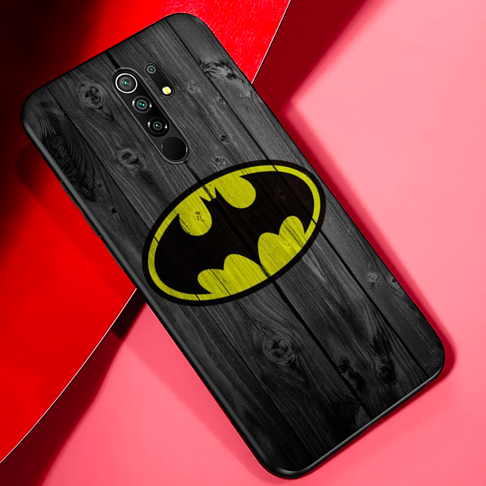 Ốp Lưng Silicone Biểu Tượng Siêu Anh Hùng Batman Uj22 Cho Redmi Note 5 6 7 8 8t 9 9s Pro Max