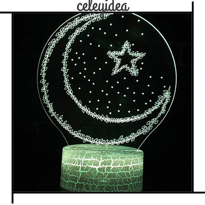 Đèn Led Để Bàn 3d Ramadan