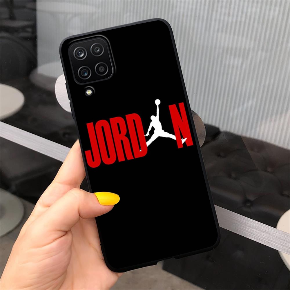 Ốp điện thoại Silicone mềm màu đen in hình Michael Jordan cho Samsung A6 2018 A6 Plus 2018 A7 2018 A8 2018 A8 Plus 2018