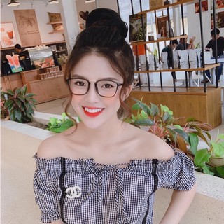 Gọng Kính Cận Vuông Dẻo Hàn - Gọng Kính Mắt Vuông Nhựa Dẻo 210