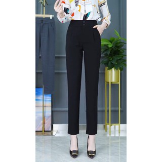 Quần tây công sở nữ cạp lưng cao , chất vải tuytsi mặc mềm mại - tôn dáng