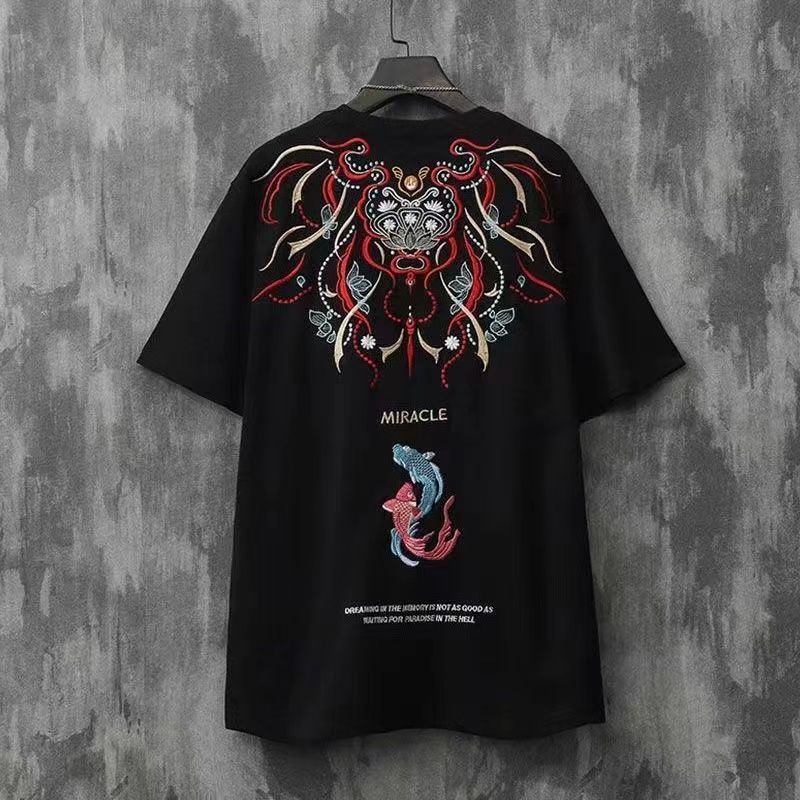 Áo Thun Tay Ngắn Cổ Tròn Màu Sắc Đơn Giản Cho Nam