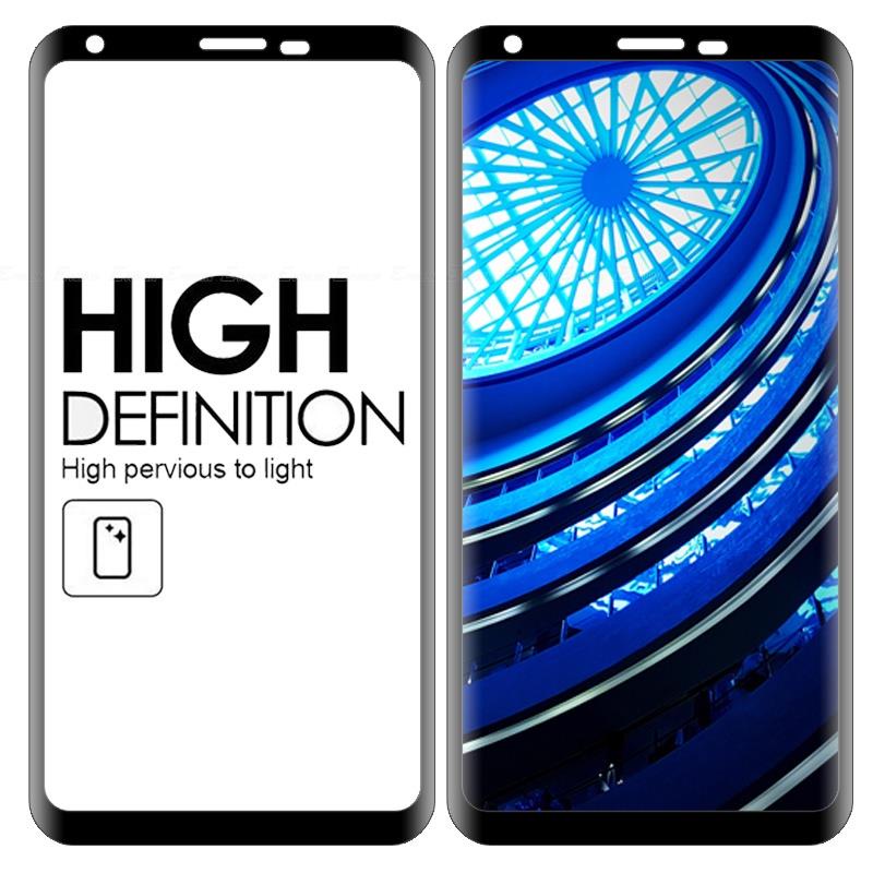 Kính Cường Lực 9H Bảo Vệ Toàn Màn Hình Kiểu Cong 3D Cho LG Velvet Wing V50 V50S V40 V35 V30S V30 G8X G8 G7 Plus ThinQ