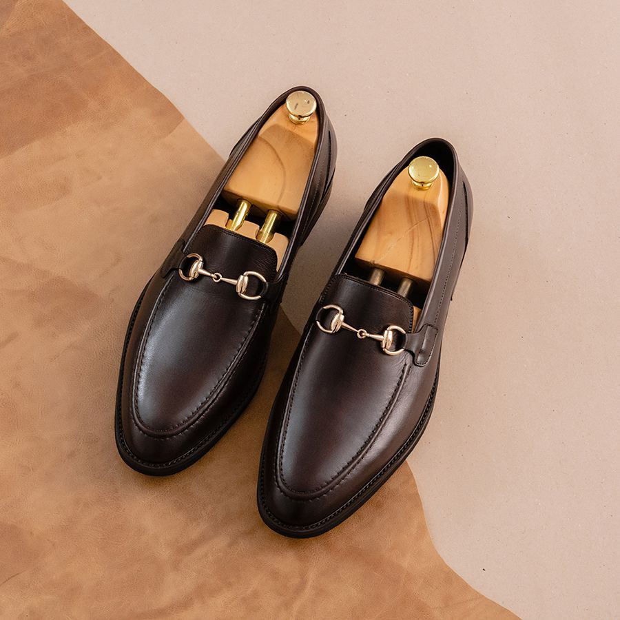 Giày Lười Nam LAFORCE Penny Loafer GNLA1136-CF Tặng Tất UNIQLO Cao Cấp