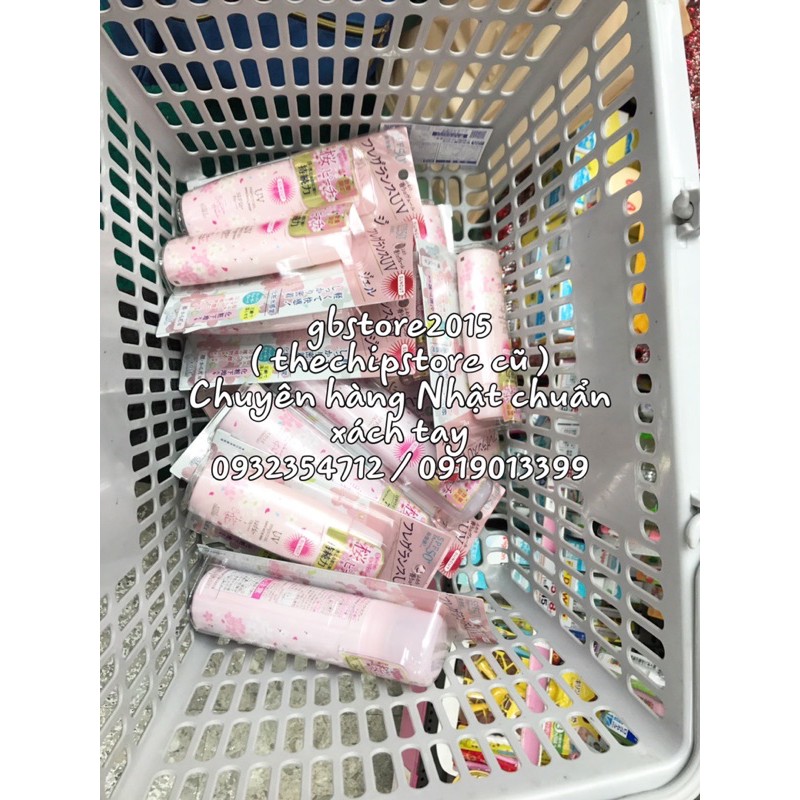 ( Hàng Nhật chuẩn store, có bill ) Kem Chống Nắng Kose Suncut UV Protect Spray Sakura & Peach SPF50+ PA++++