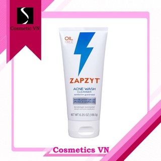 Sữa rửa mặt giảm mụn 2% BHA - ZAPZYT Acnes Wash