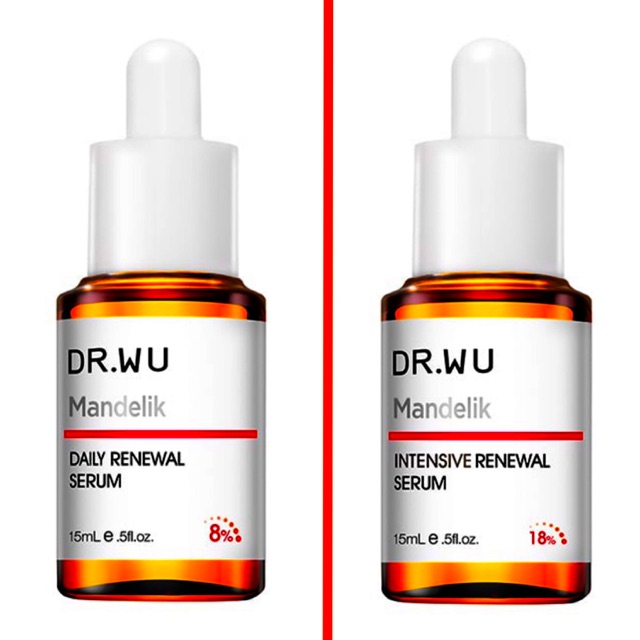 Serum tái tạo da Dr.WU Mandelic Acid 8% và 18%
