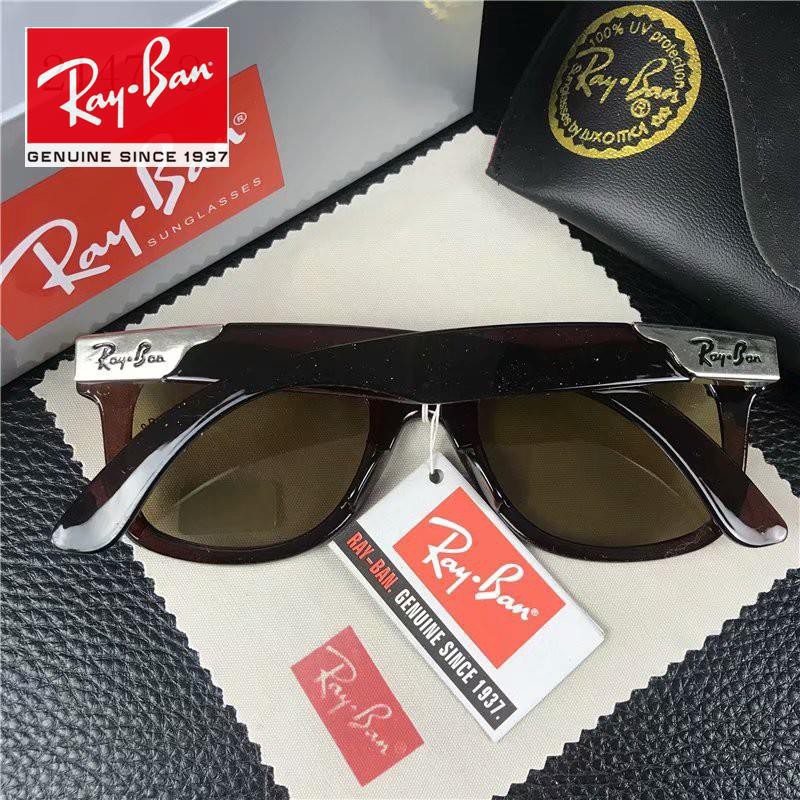 Kính Râm Ray / Ban 3025 62 Aviator Màu Đen / Xanh Dương Gradient Không Phai