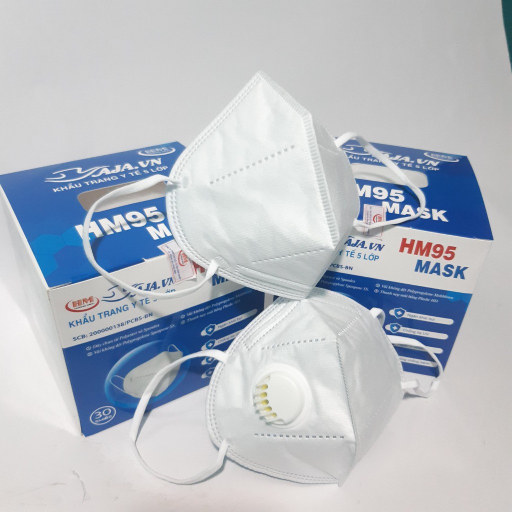 (HCM PHÒNG DỊCH AN TOÀN) HỘP 30 KHẨU TRANG N95 MASK KHÁNG KHUẨN DÀY DẶN, TRÁNH DỊCH, TRÁNH BUI MỊN HIỆU QUẢ