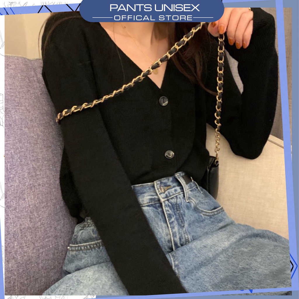 ⚡[ RẺ VÔ ĐỊCH ] Áo cardigan tay dài cổ chữ V thời trang Hàn Quốc cho nữ 1HIT_Unisex Pantsunisex | BigBuy360 - bigbuy360.vn