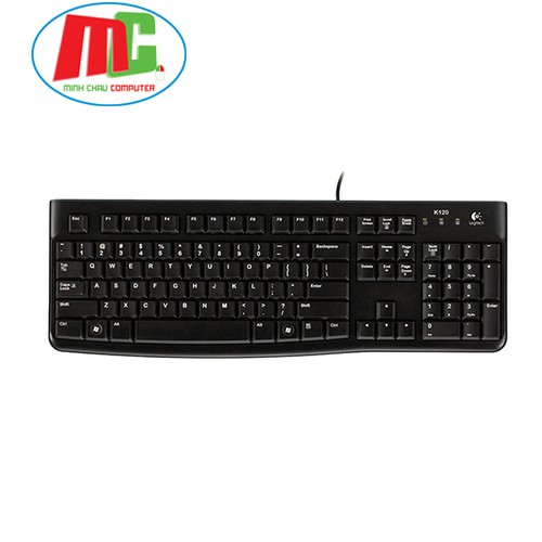 Bàn Phím Có Dây Logitech K120 - Hàng Chính Hãng Bảo Hành 3 Năm