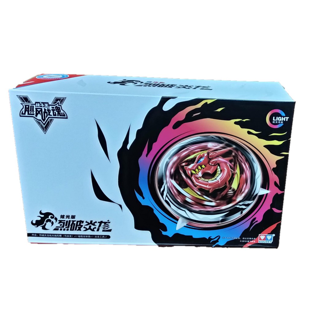 Đại Chiến Vô Cực Infinity Nado 5 (chính hãng Auldey) - Thần Rồng Vuốt Lửa (dòng ánh sáng) - mã 634302SL