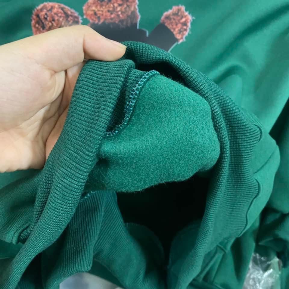 Áo Hoodie Mikenco Đen Xanh Thu Đông MIkebear Hot Chất Nỉ Dài Tay Cool Ngầu Có Mũ Free Ship