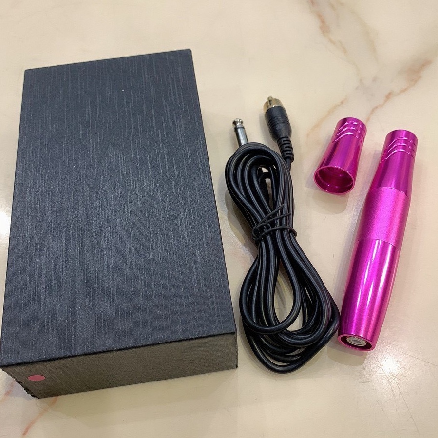 Máy phun xăm Pen Mini 2 Đầu, bộ pen mini 5.0 phun môi mày mí cực nhanh-màu ngẫu nhiên