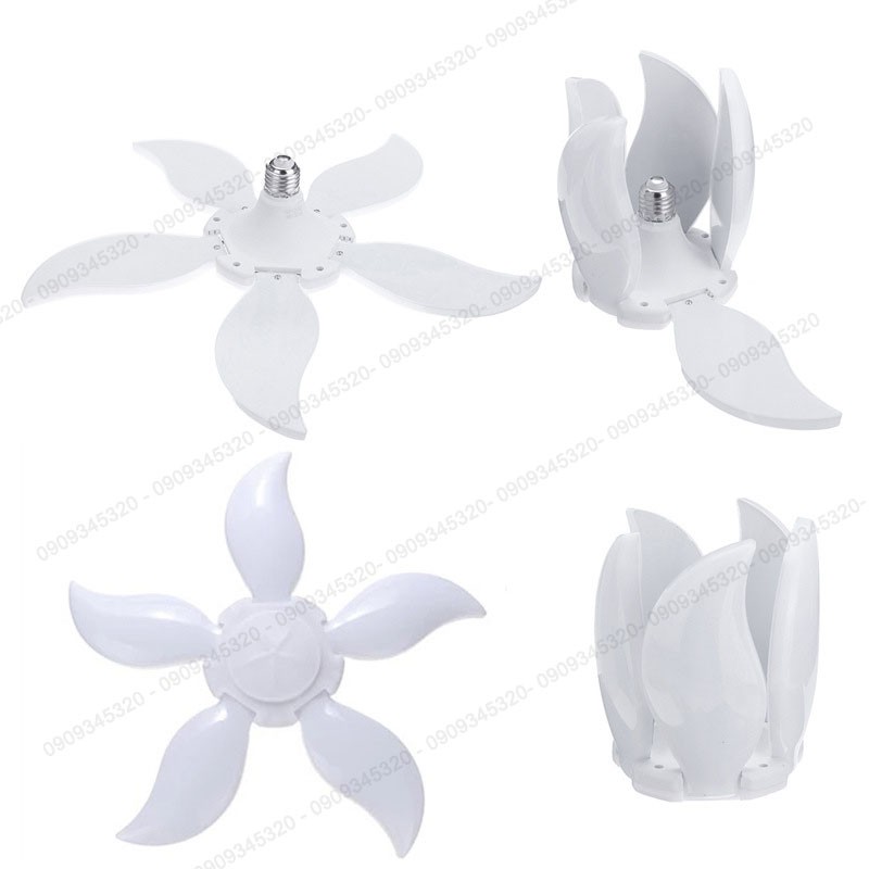 Đèn Led Hình Cánh Quạt 75W 5 Cánh Siêu Tiết Kiệm Điện bảo hành 6 tháng
