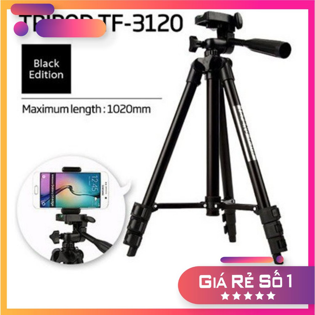 Gậy 3 chân chụp hình máy ảnh, điện thoại Tripod TF - 3120 loại tốt kimm