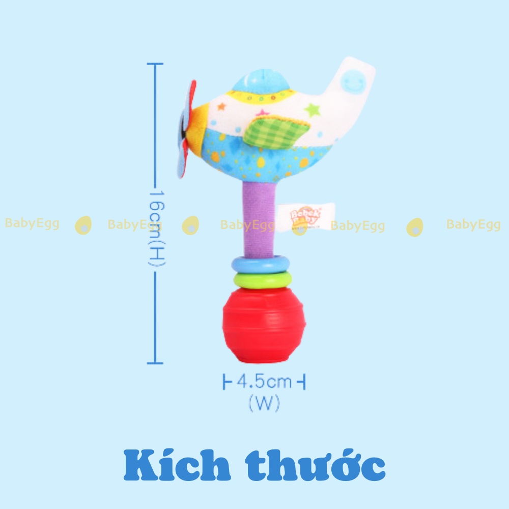 Lục lạc cầm tay gặm nướu luyện cổ tay linh hoạt đồ chơi cầm tay cho trẻ sơ sinh nhỏ bé trai bé gái1 2 3 4 5 6 7 tháng