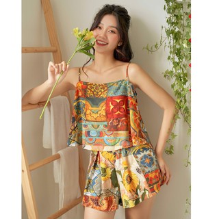 Vibes đồ bộ 2 dây sunflower straps set