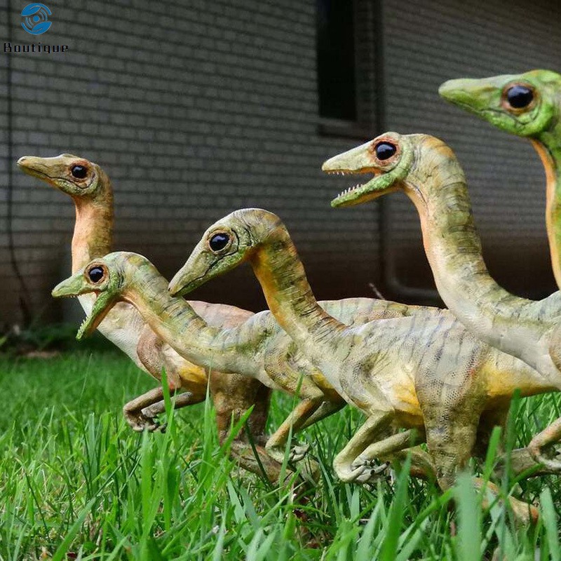 Life-Size Dinosaur Model Resin Garden Ornament Handmade Staute Yard Decoration