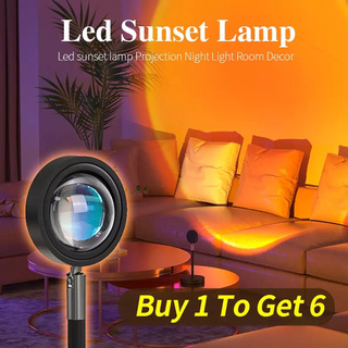 Đèn LED chiếu màu cầu vồng trang trí nội thất