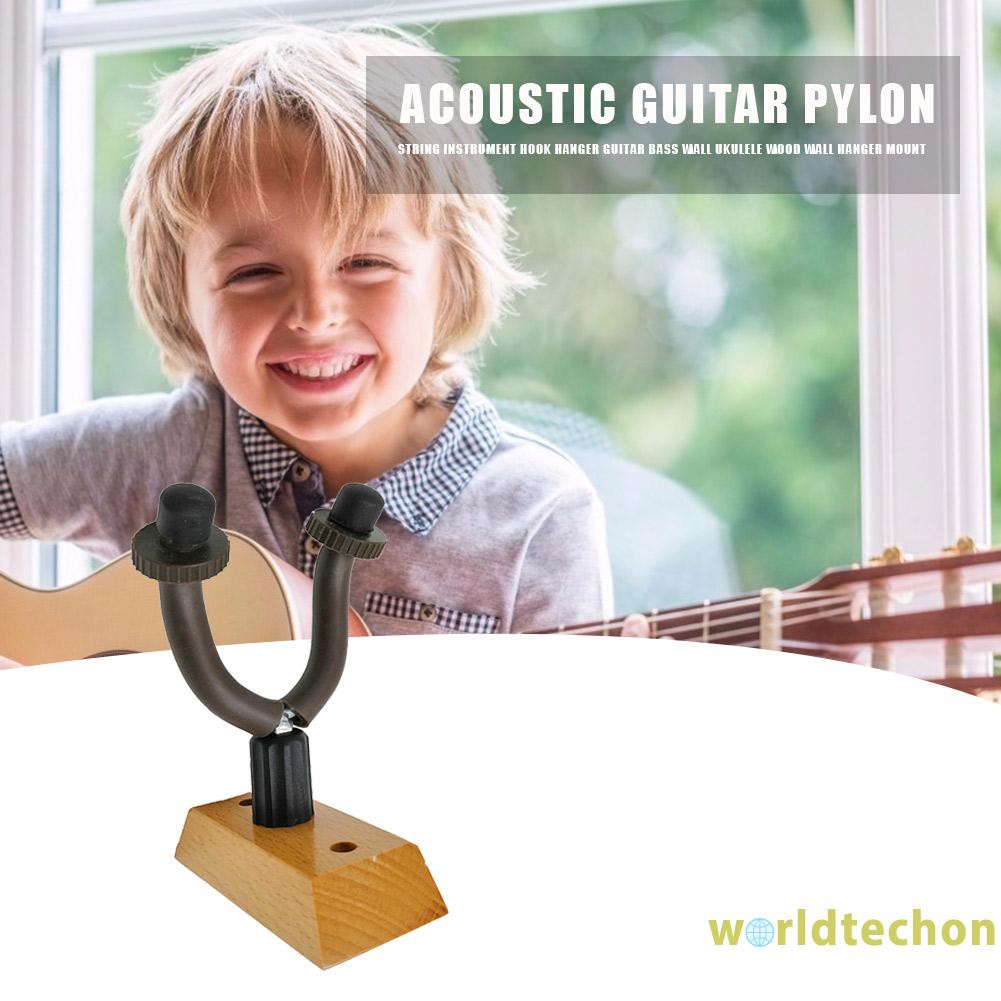 Giá Đỡ Đàn Guitar Gắn Tường Bằng Gỗ Tiện Dụng