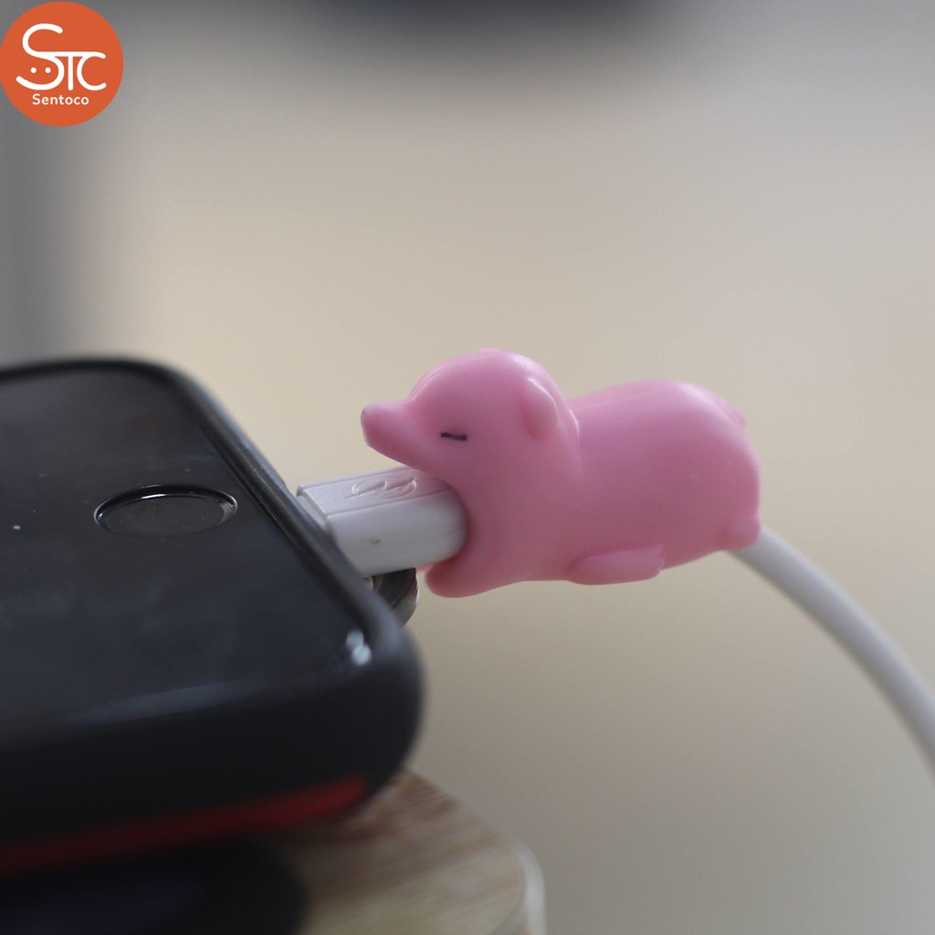 Thú kute kẹp ngậm bảo vệ đầu sạc - Phụ Kiện Hoàng Long | BigBuy360 - bigbuy360.vn