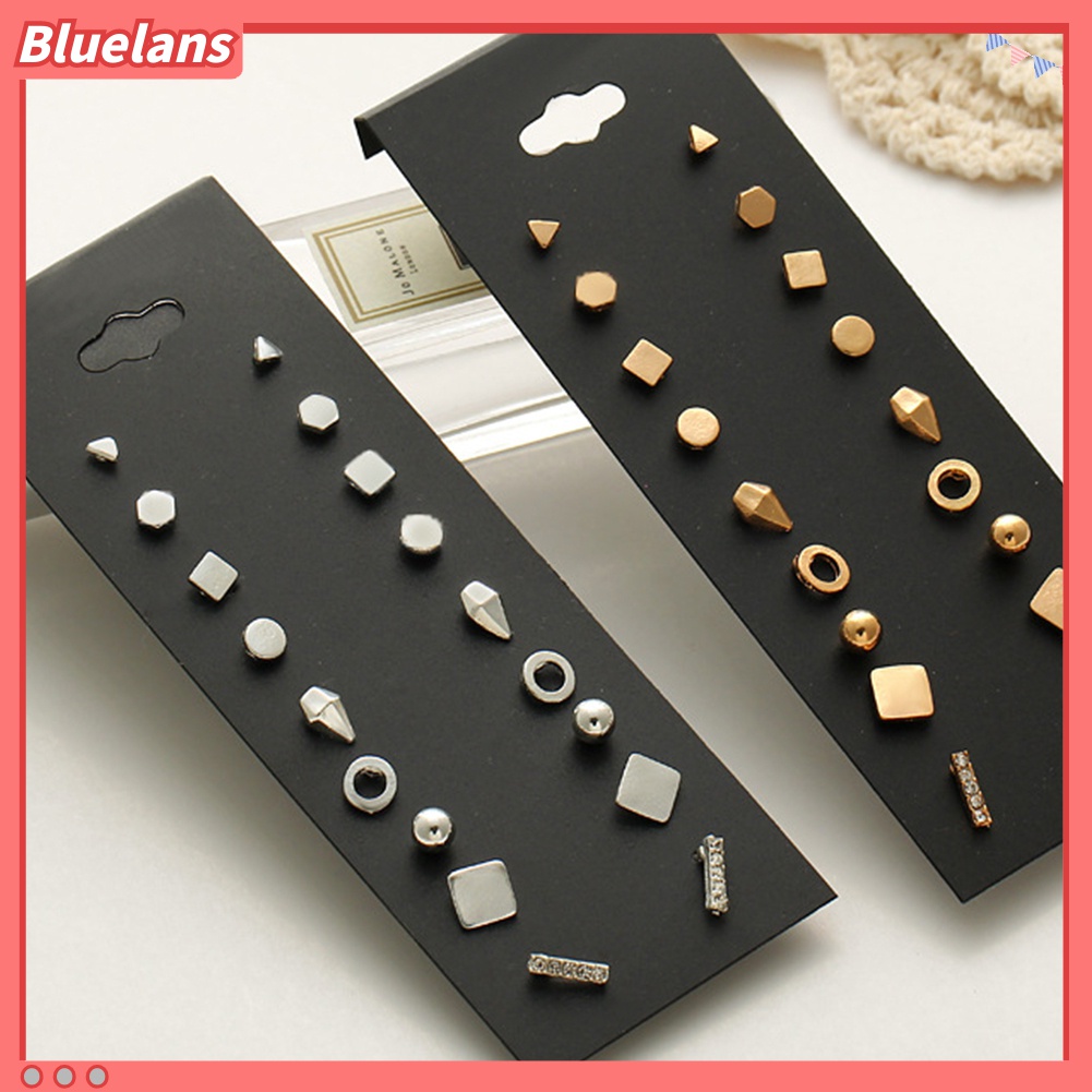 Set 9 đôi bông tai phong cách rock cho nữ