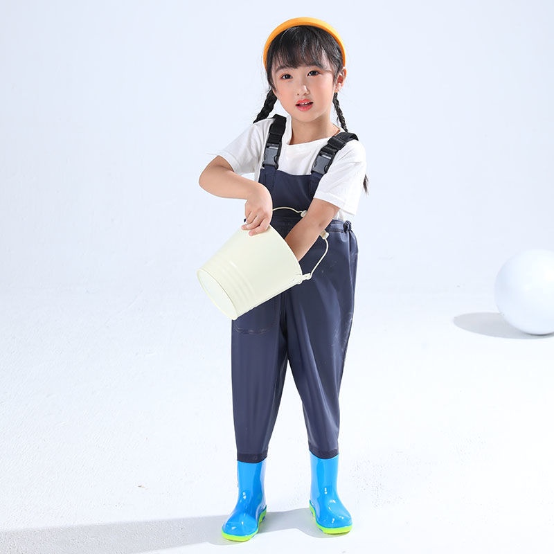 Quần Đi Mưa Chống Thấm Nước In Hình Hoạt Hình One Piece Cao Cấp Dành Cho Bé