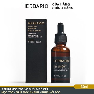 Serum tinh dầu vỏ bưởi và bồ kết herbario 30ml giảm rụng tóc, giúp mọc tóc chắc khoẻ