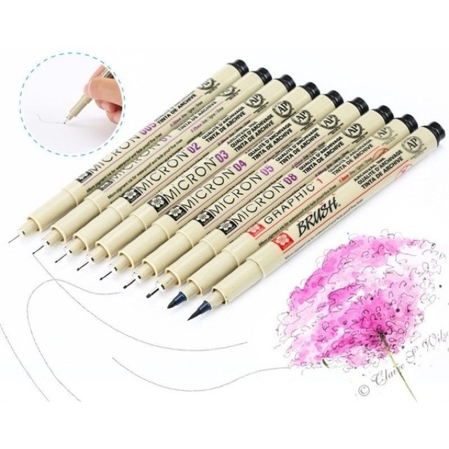 Bút đi nhét line Micron Sakura Nhật Bản luangiashopstore