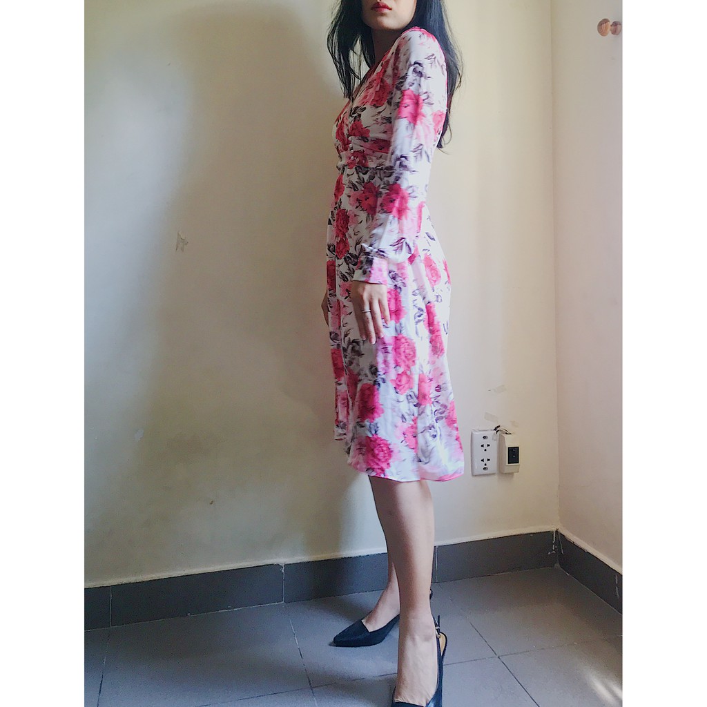 Đầm voan hoa [THANH LÝ 95%]