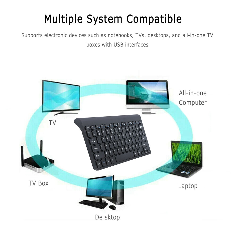 Bộ bàn phím & chuột không dây 2.4Ghz cho PC/Mac/laptop/máy tính bảng | WebRaoVat - webraovat.net.vn