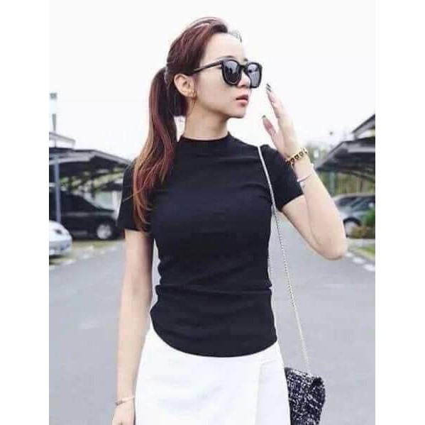ÁO PHÔNG THUN GÂN BELLACITA chuẩn thun thái lan FREESIZE