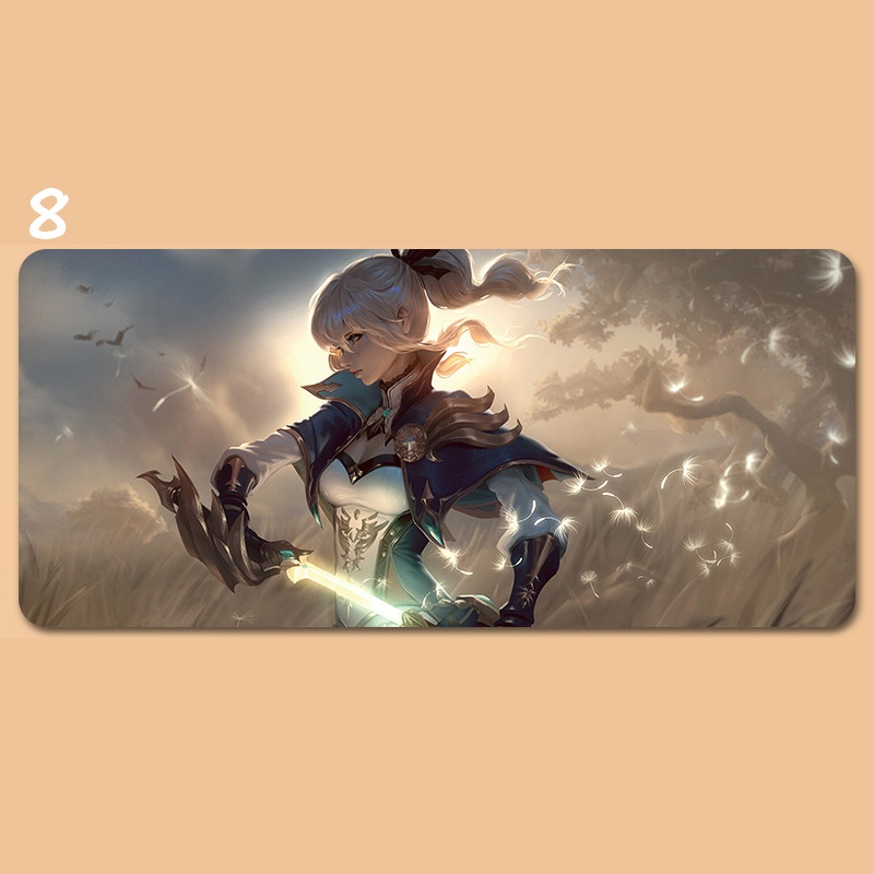Miếng lót chuột bàn máy tính cỡ lớn in hình Genshin impact xinh xắn