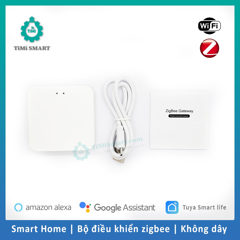 [Bảo Hành 6 tháng] Bộ hub trung tâm Zigbee gateway nhà thông minh Tuya Smartlife (Bản Wifi)