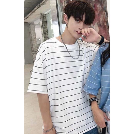 Áo thun Stee Sọc ngang O&amp;B CVC Basic - Giá sỉ Unusex