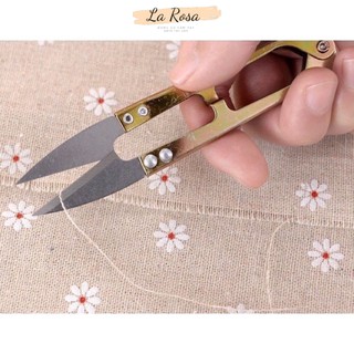 Kéo bấm chỉ, kéo cắt chỉ cán thép