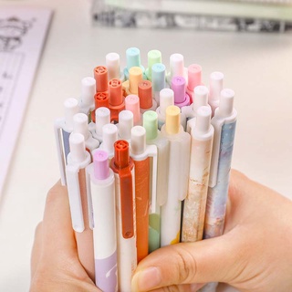 Set 6 Bút Bi Mực Đen Ngòi 0.5mm