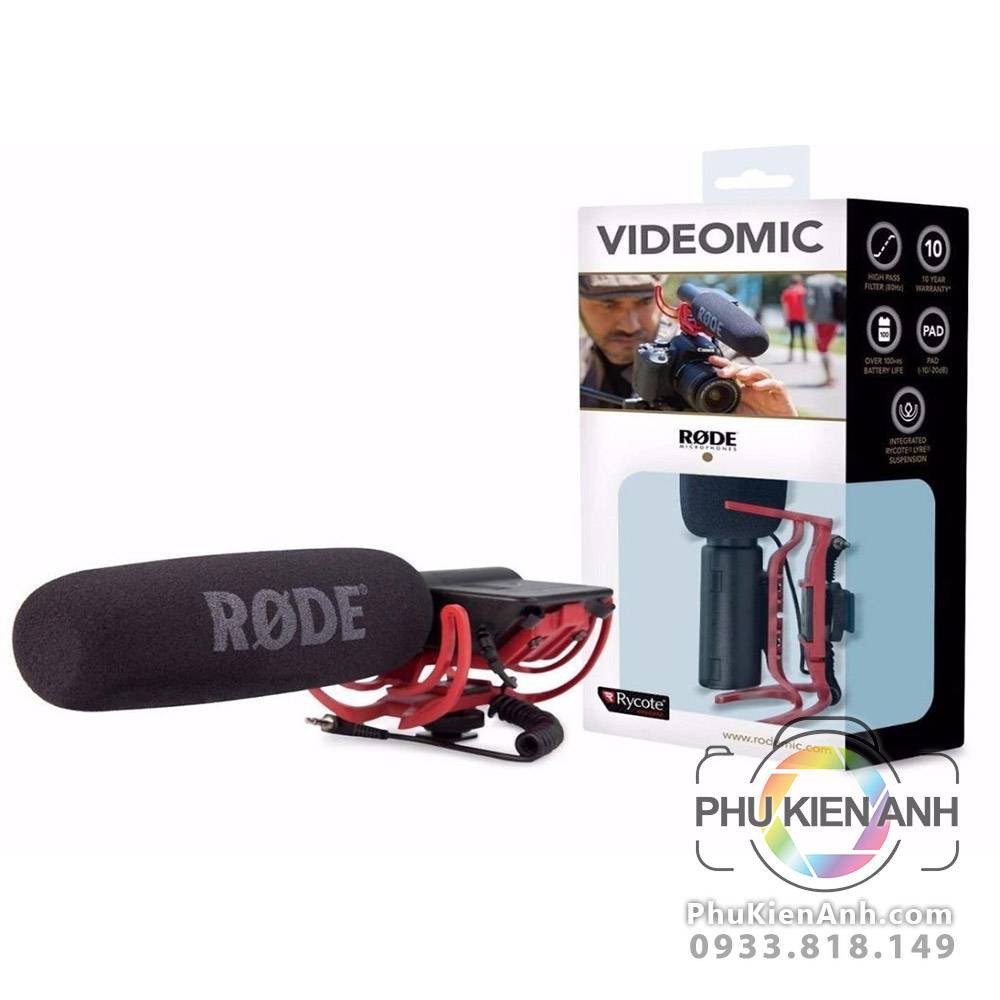 Micro RODE VIDEOMIC cho máy ảnh, dslr, máy quay