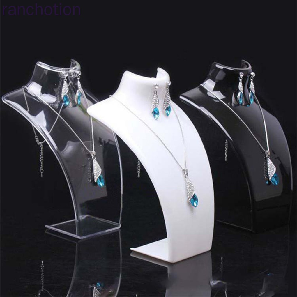 Giá đỡ trưng bày trang sức bằng nhựa hình ma nơ canh